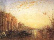 Felix Ziem Venice with Doges'Palace at Sunrise (mk22) oil